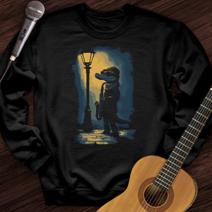 Crocodile Saxophone Crewneck