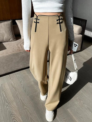 Casual High Waisted Pants