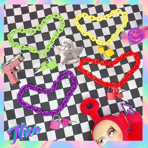 Neon Chain Necklace