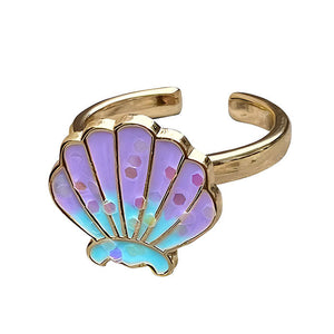 Pastel Shell Anxiety Ring π