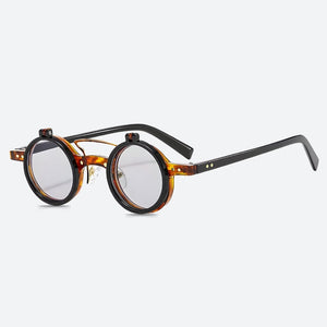 Round Flip-Up Sunglasses