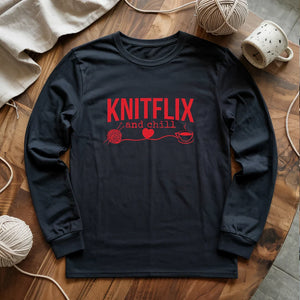 Knitflix And Chill Long Sleeve T-shirt