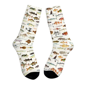 Fish Print Socks