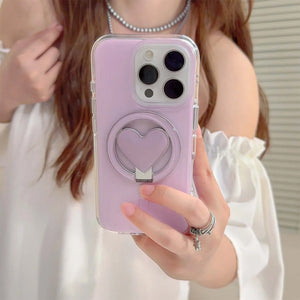 Heart Stand Holder iPhone Case