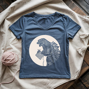 Knitzilla Lady V-neck