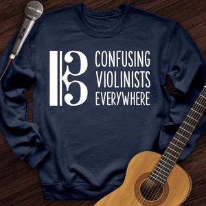 Confusing Violinists Crewneck