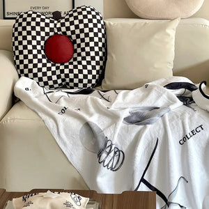 2014 Aesthetic Print Throw Blanket