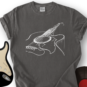 Guitar Sketch T-Shirt