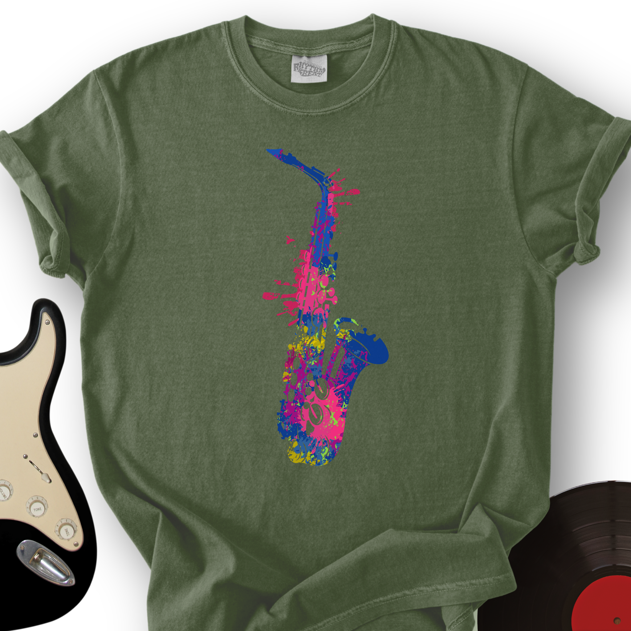 Cartoon Sax T-Shirt