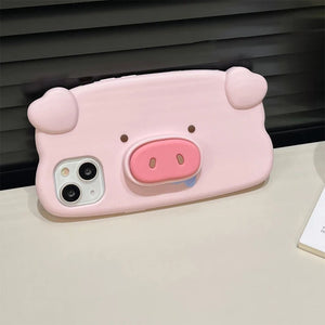 3D Pig iPhone Case