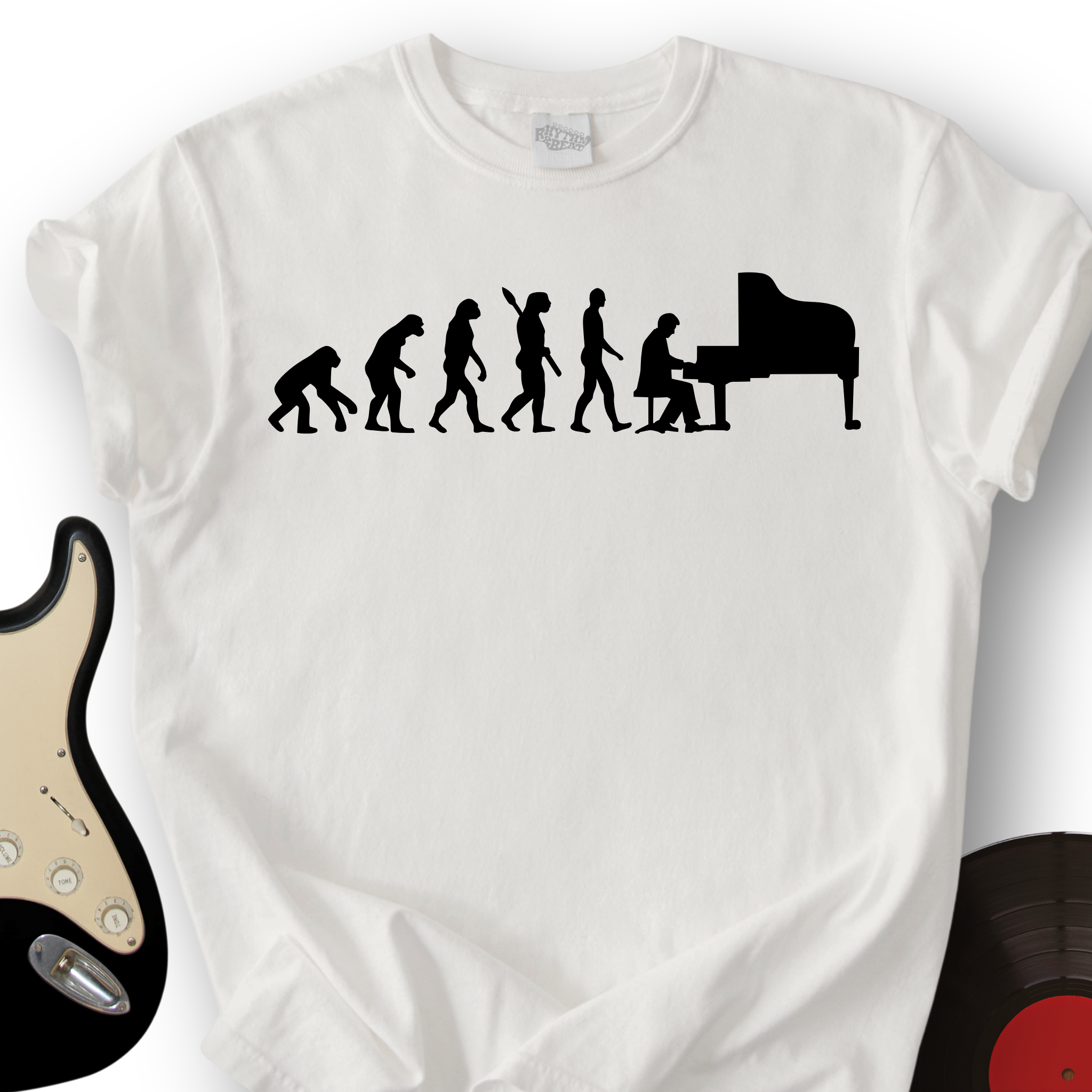 Evolution Of Pianist T-Shirt