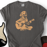 Golden Retriever Guitar T-Shirt
