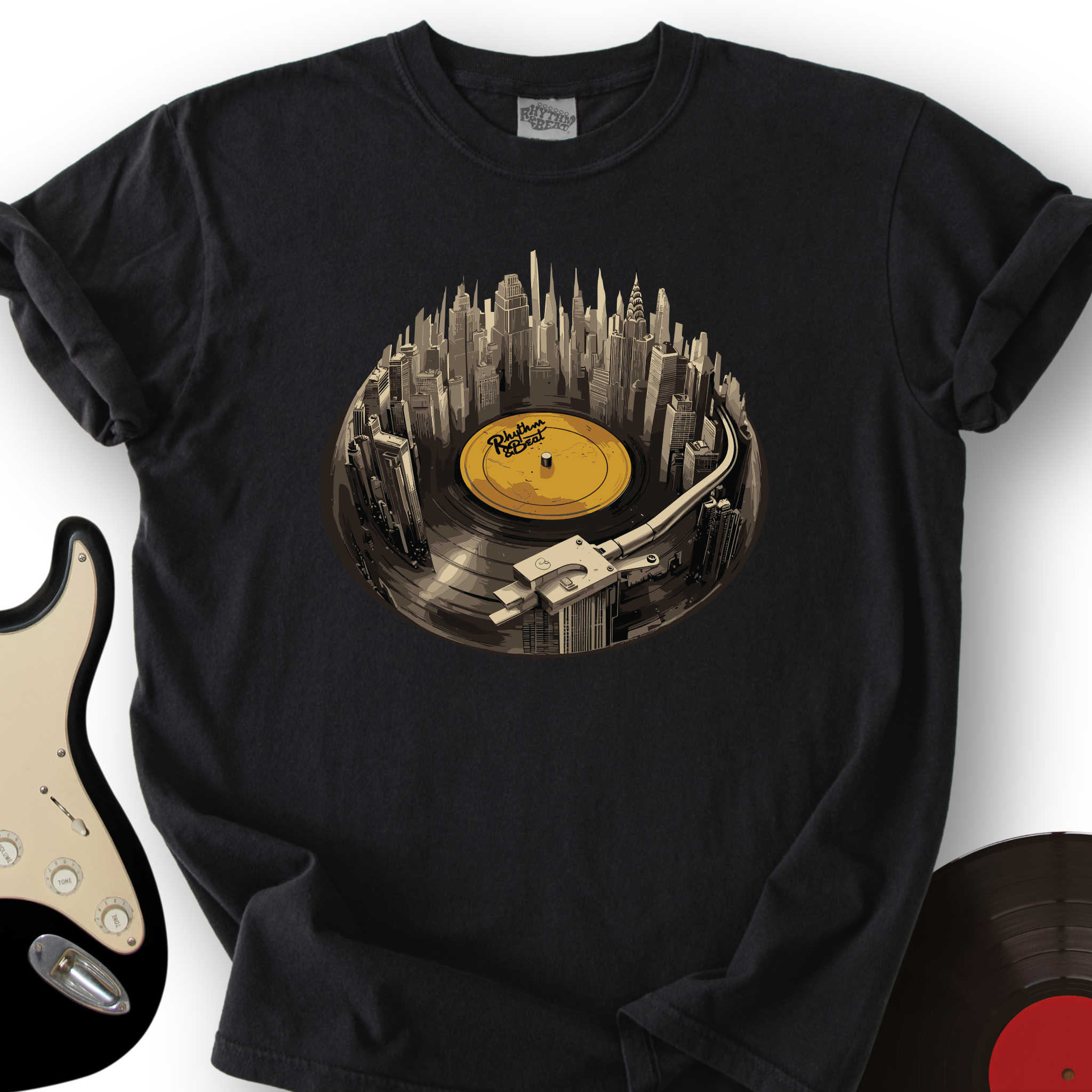 City Beats Vinyl T-Shirt