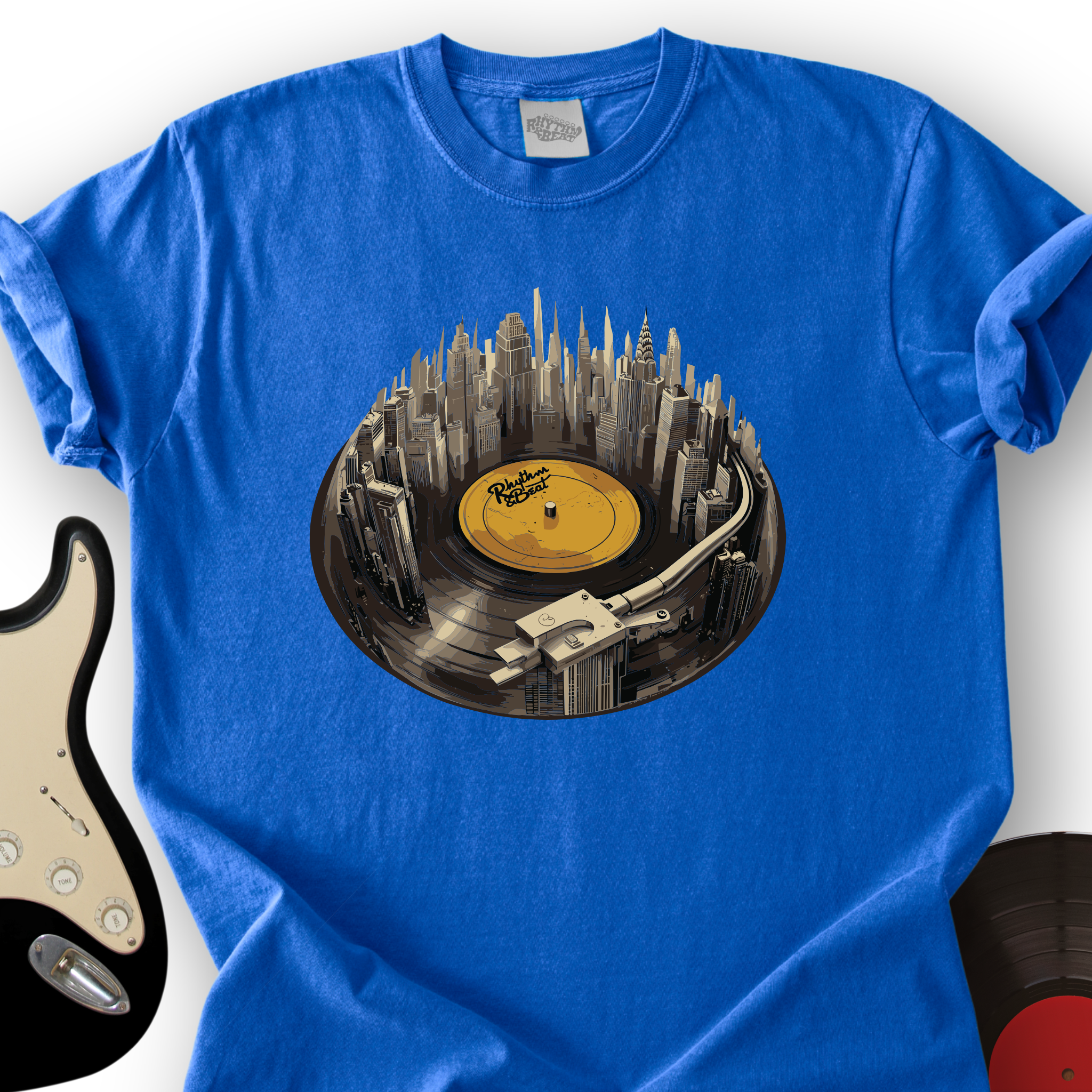 City Beats Vinyl T-Shirt