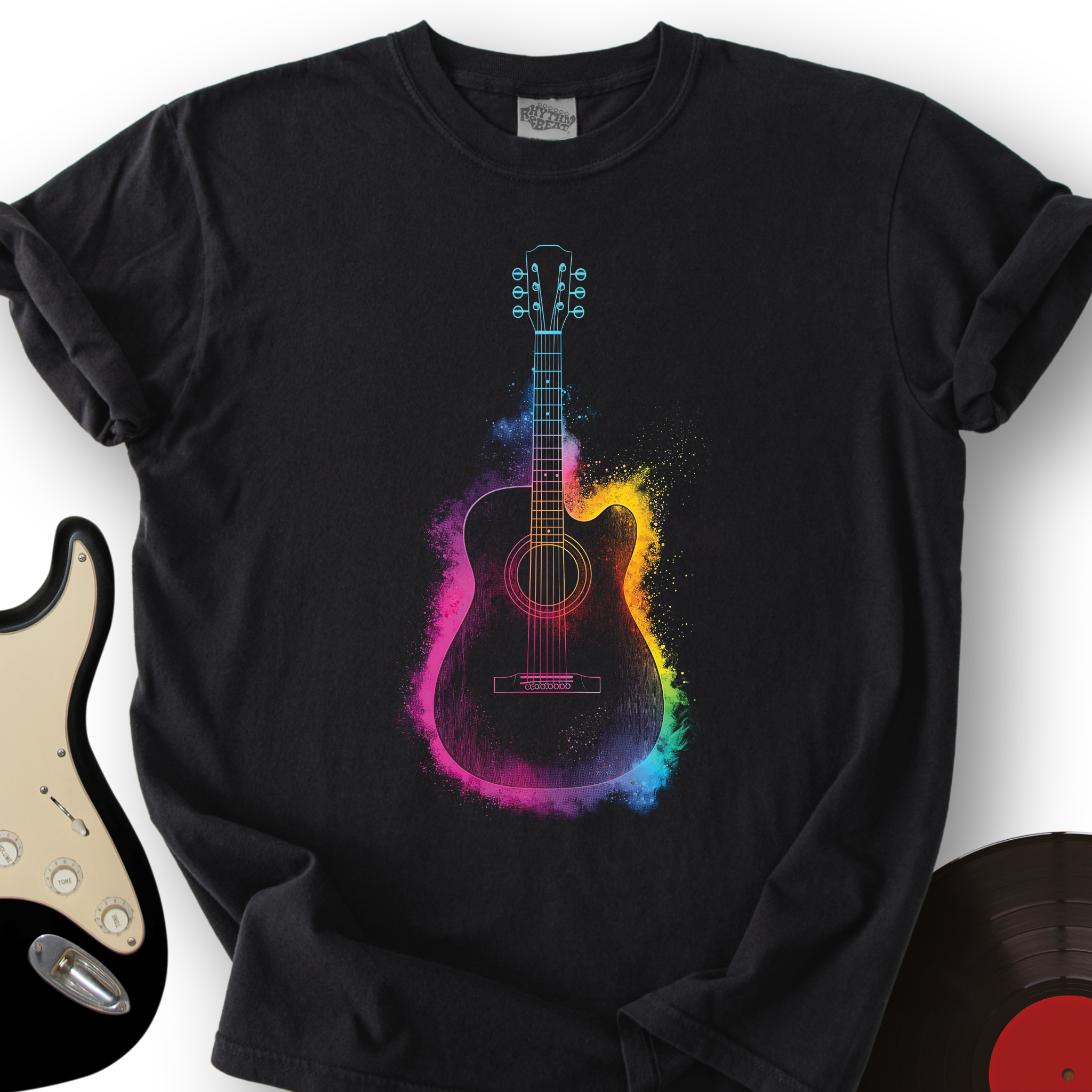 Colorburst Guitar T-Shirt