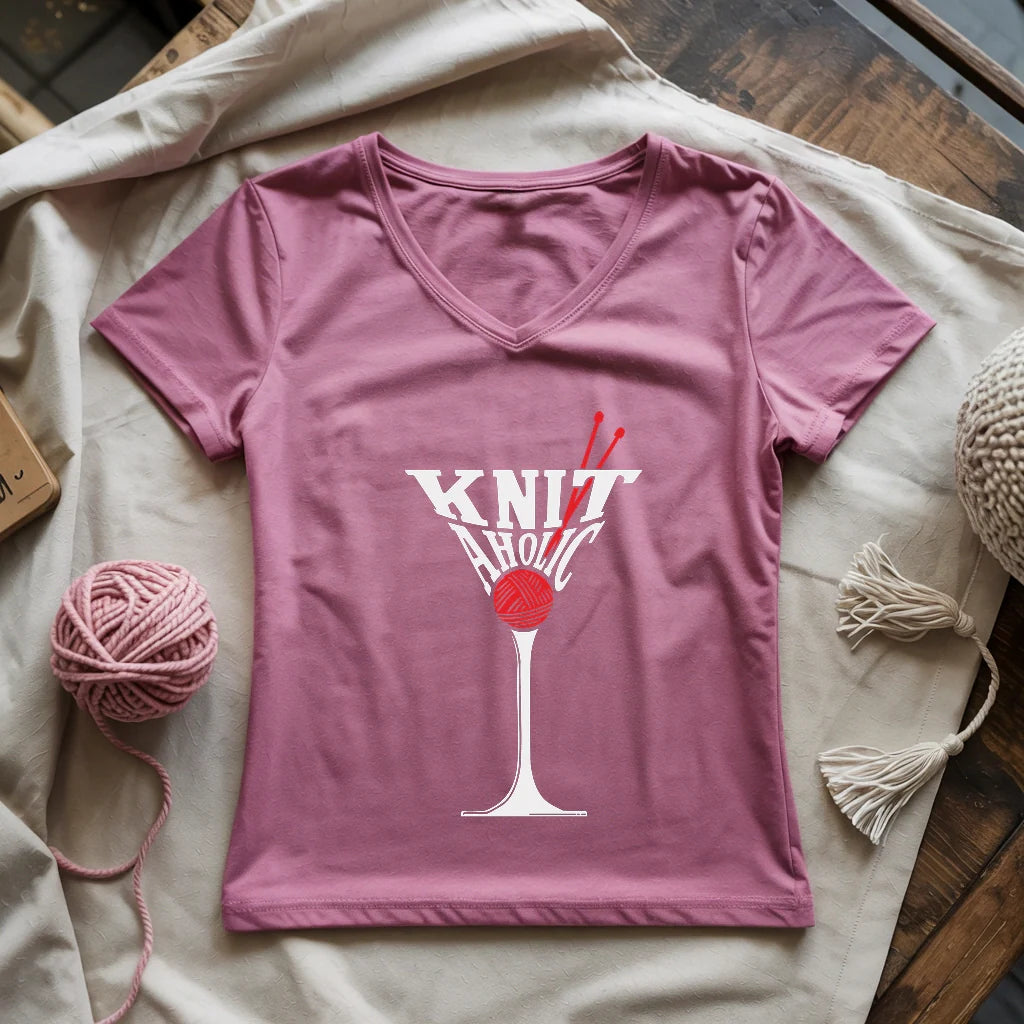 Knit Aholic Lady V-neck