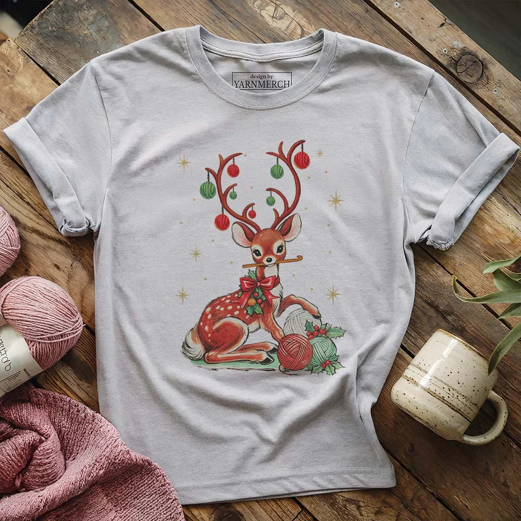 Reindeer Crochet T-shirt