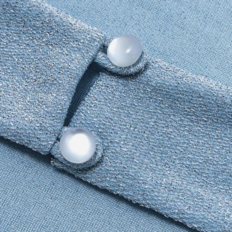 Glitter Backless Crop Top