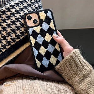 High School Fuzzy iPhone Case