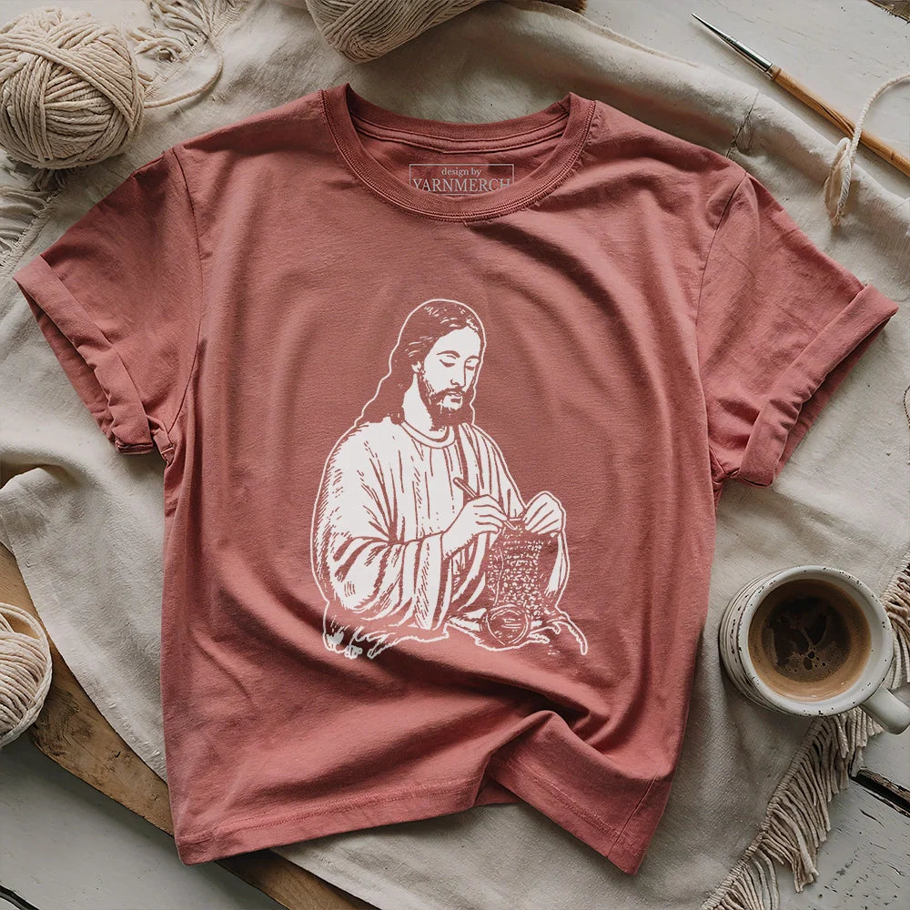 Jesus crochet T-shirt