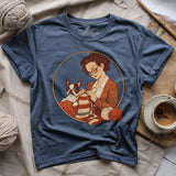 Knitting With Boston Baby T-shirt
