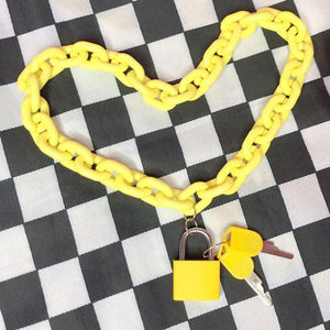 Neon Chain Necklace
