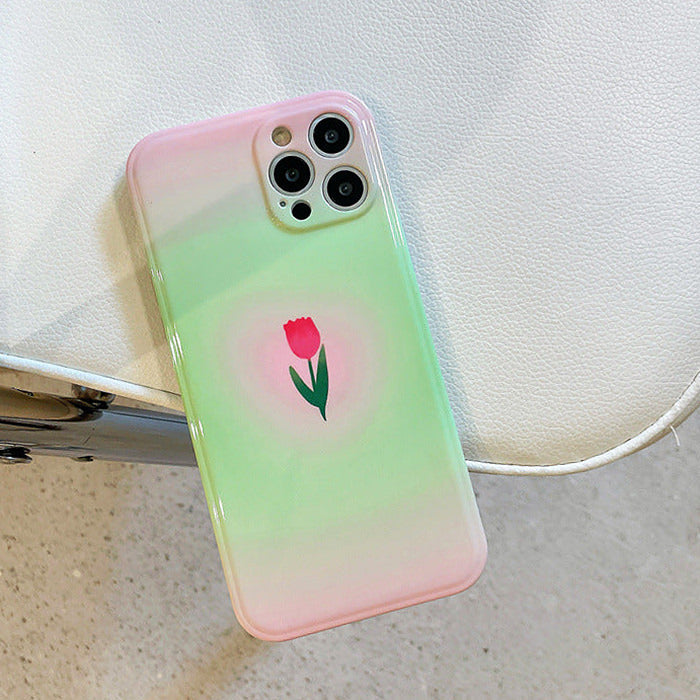 Pastel Tulip iPhone Case