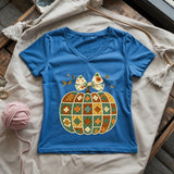 Granny’s Pumpkin Lady V-neck