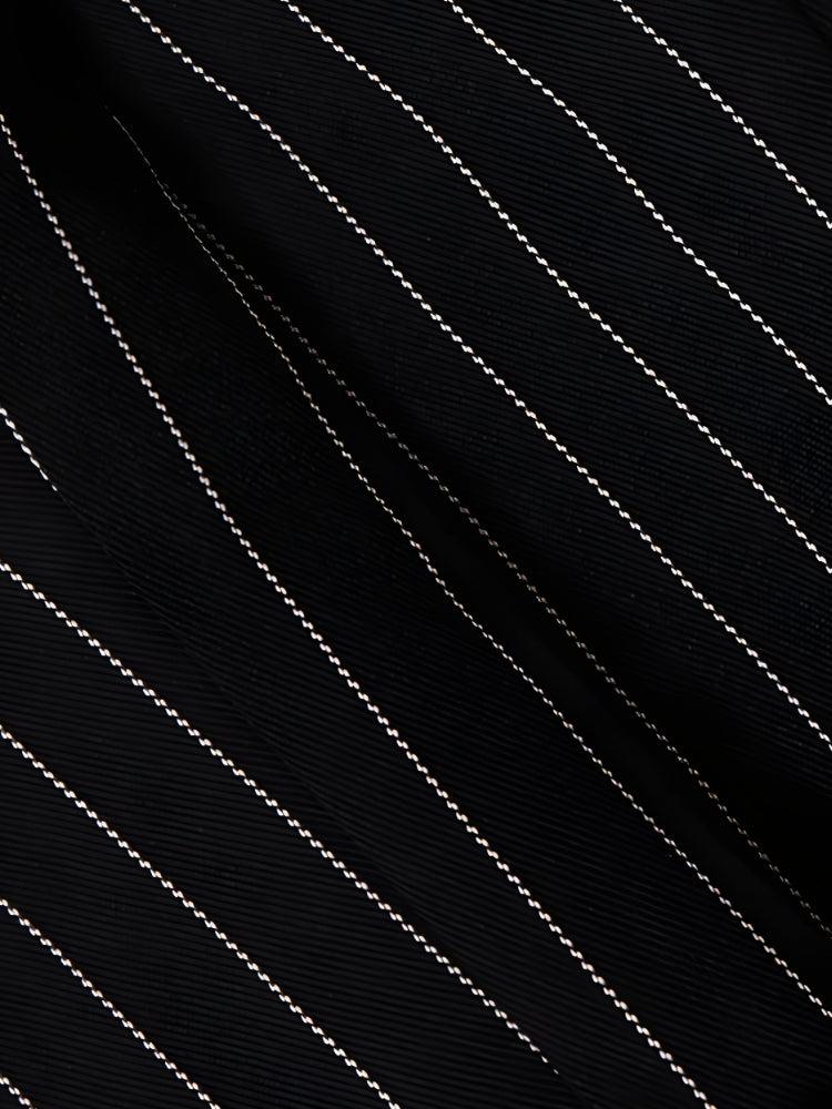 Striped Lace Trim Corset Top