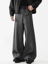 Tailored Pleated Wide Leg Pants