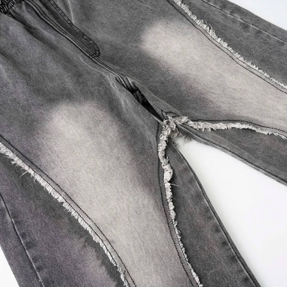 Washed Wide Leg Jeans