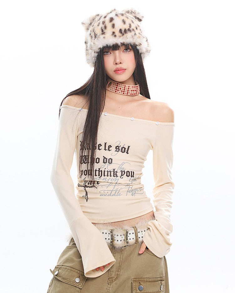 Y2K Aesthetic Fur Top