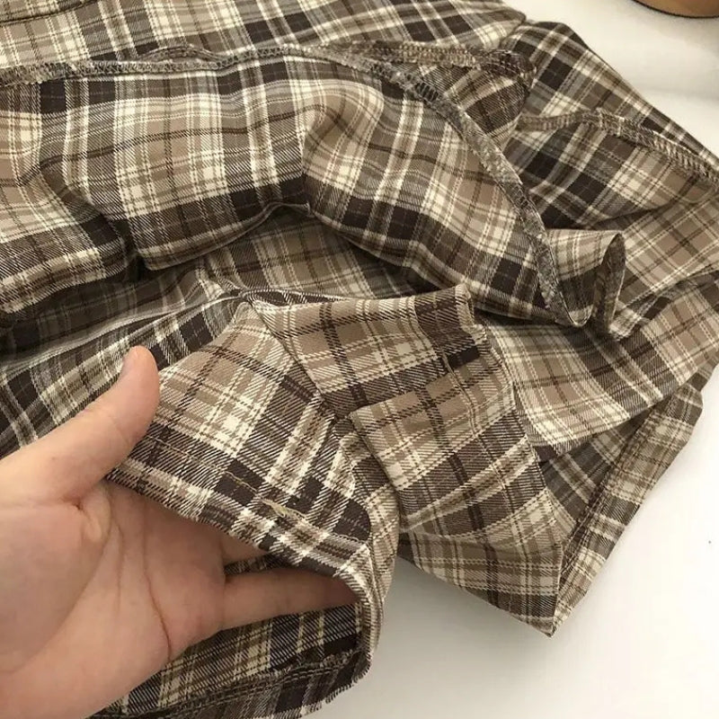 Y2K Plaid Mini Skort
