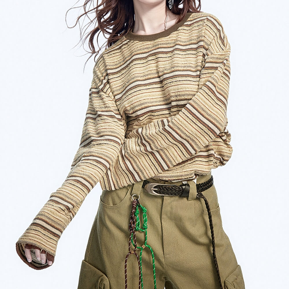 After Hours Striped Tee