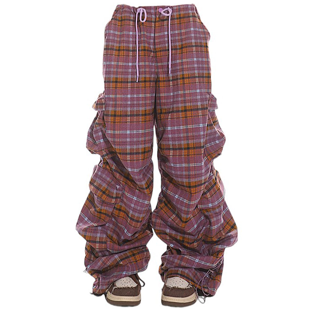 Teen Spirit Plaid Cargo Pants