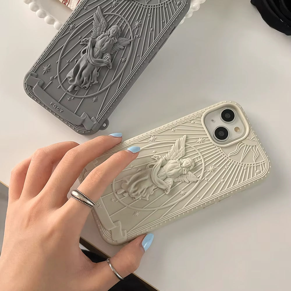 Angel Statue iPhone Case