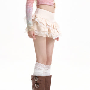 Ballerina Core Ruffled Lace Skort