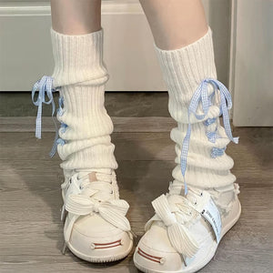 Balletcore Ribbon Leg Warmers