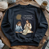God Knitting Tangles Sweatshirt
