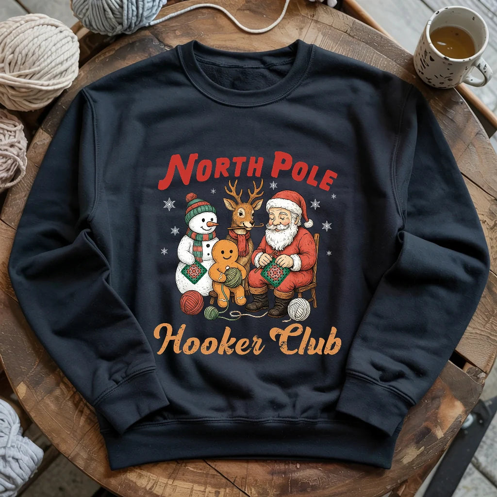 North Pole Crochet Club Sweatshirt