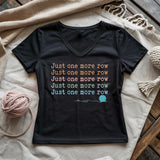 Just One More Row Lady V-neck