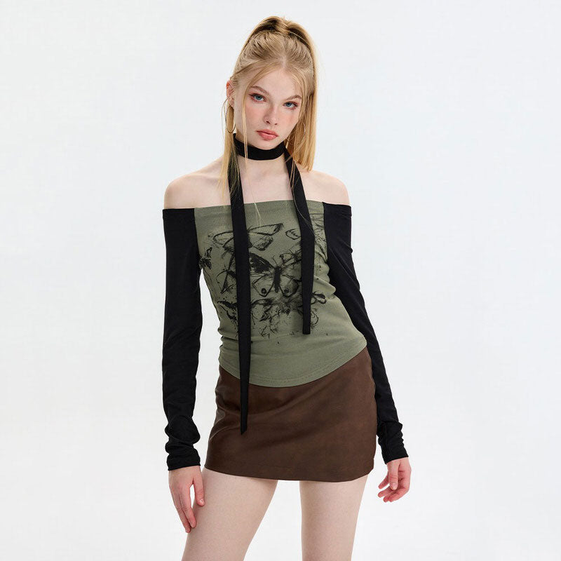 Butterfly Long Sleeve Top