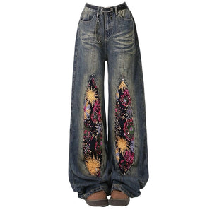 Celestial Magic Wide Leg Jeans