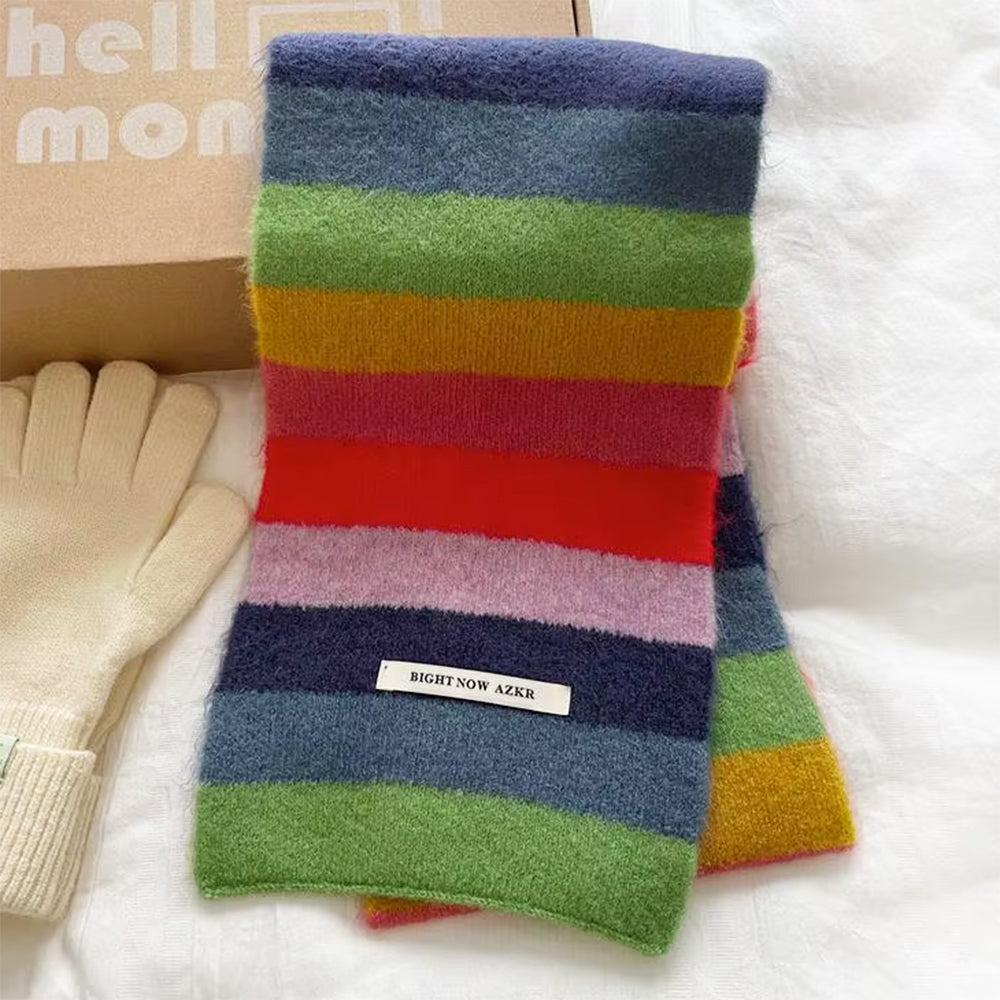 Colorful Striped Indie Kid Scarf