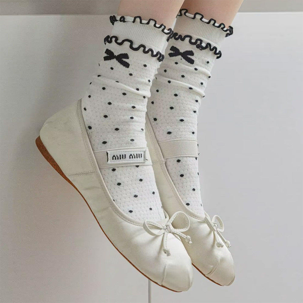 Coquette Style Bow Socks