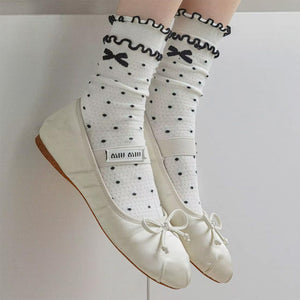 Coquette Style Bow Socks