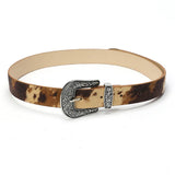 Wild West Cow Print Belt