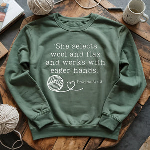 Crochet In Bible Sweatshirt