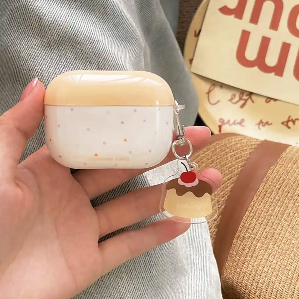 Cute Cherry Cake Airpods Case
