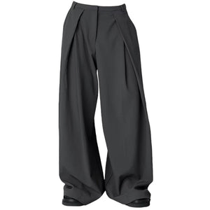Dark Academia Wide-Leg Pants